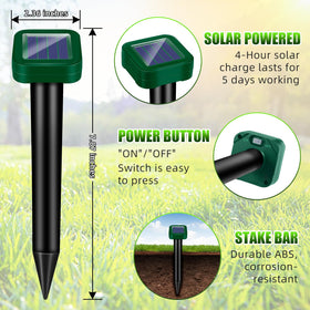 Jahy2Tech perimeter protection system reduces tunnels in large lawns.