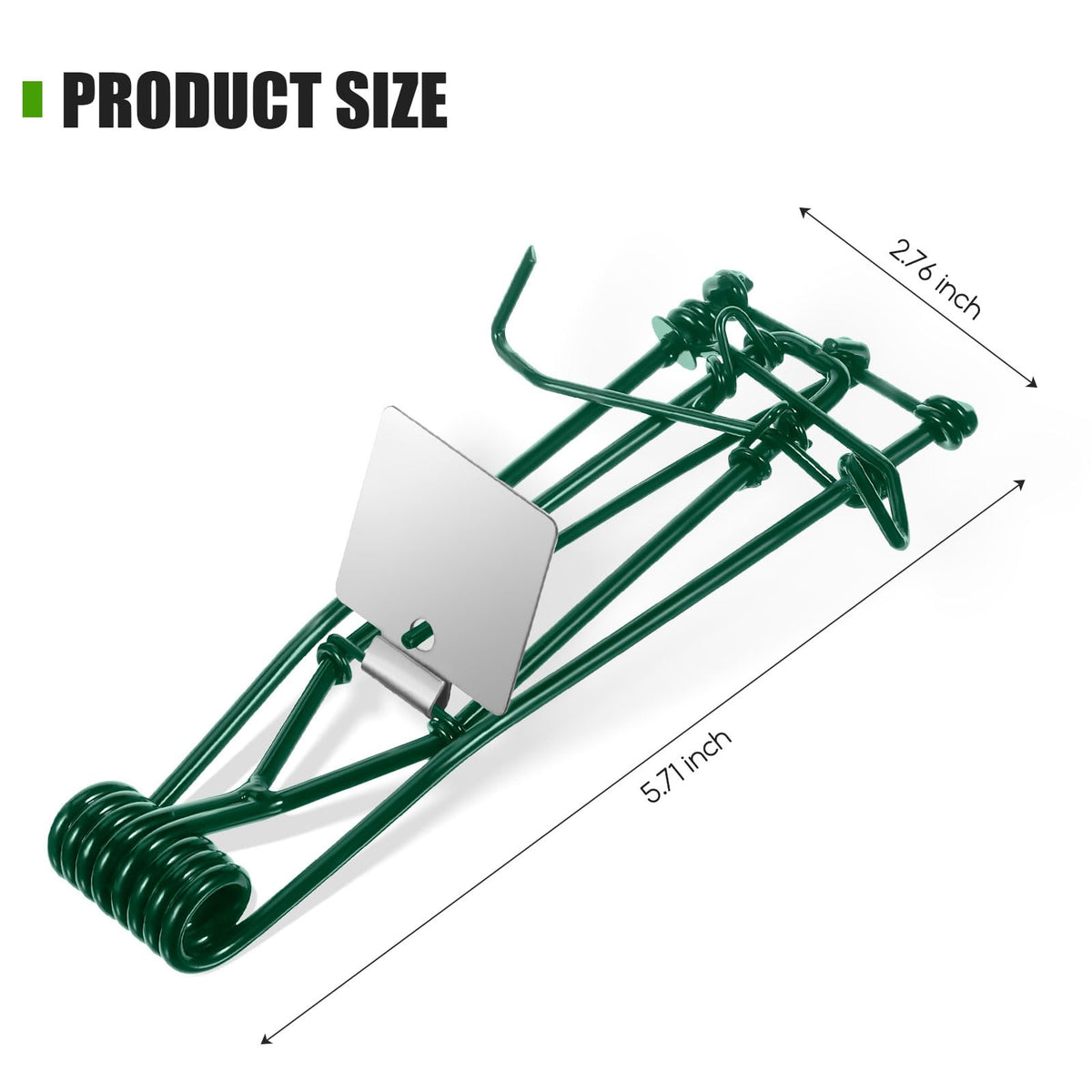 Jahy2Tech reusable vole traps guard garden beds.