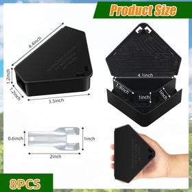 Sturdy ABS plastic Jahy2Tech station, reusable and weather resistant.