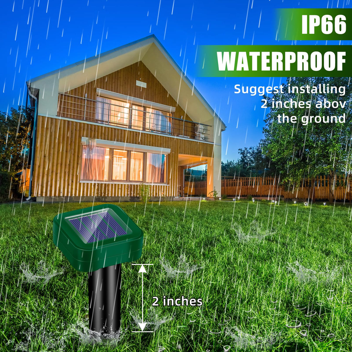 Jahy2Tech variable-frequency ultrasonic pulse unit adapts to pests for long-term protection.