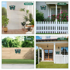 Jahy2Tech wall-mount or fence-hanging installation for flexible setup
