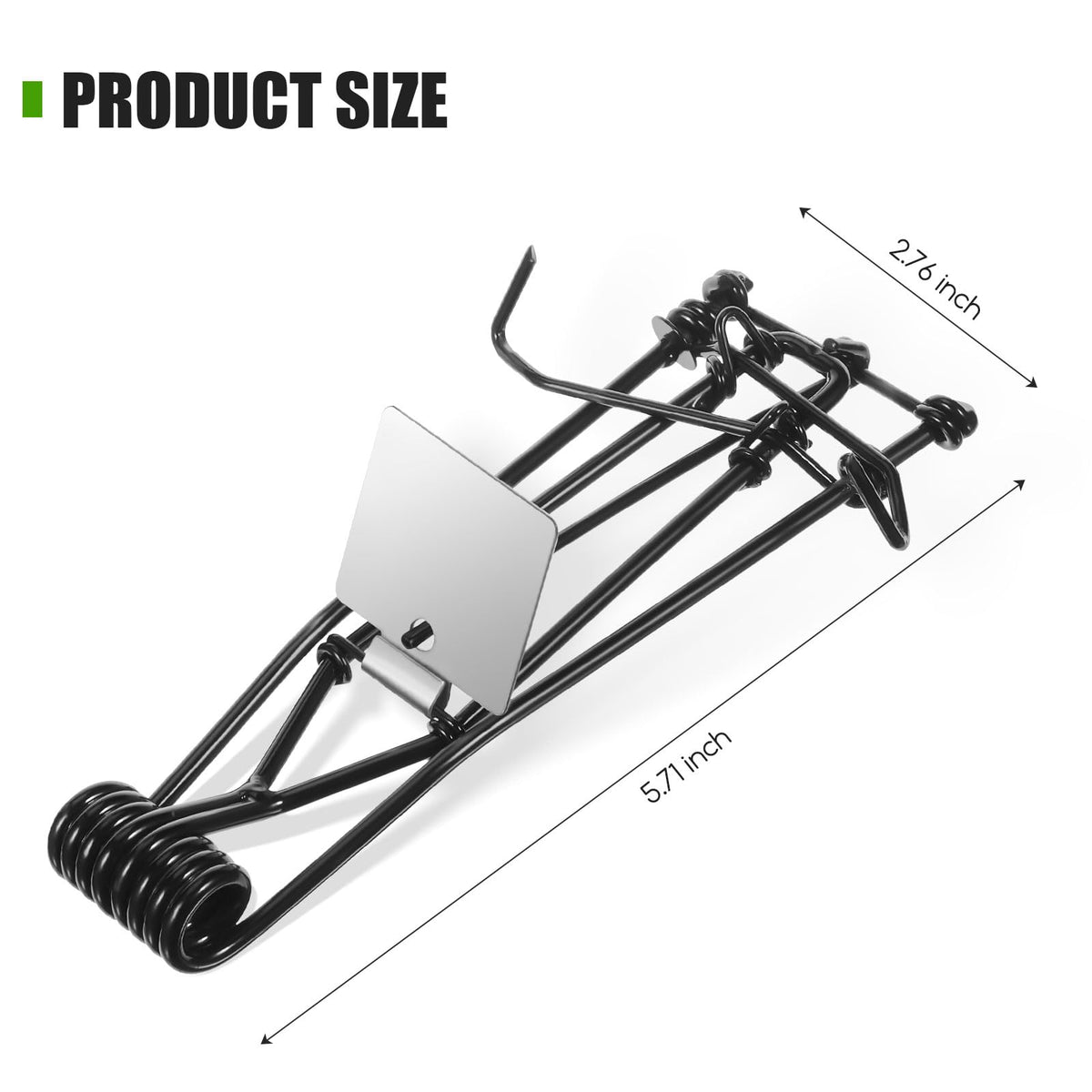 JahyElec vole trap weatherproof design resists outdoor conditions