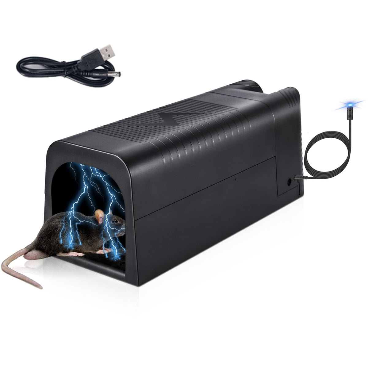 JahyElec 2026 rat trap front view for compact wall placement