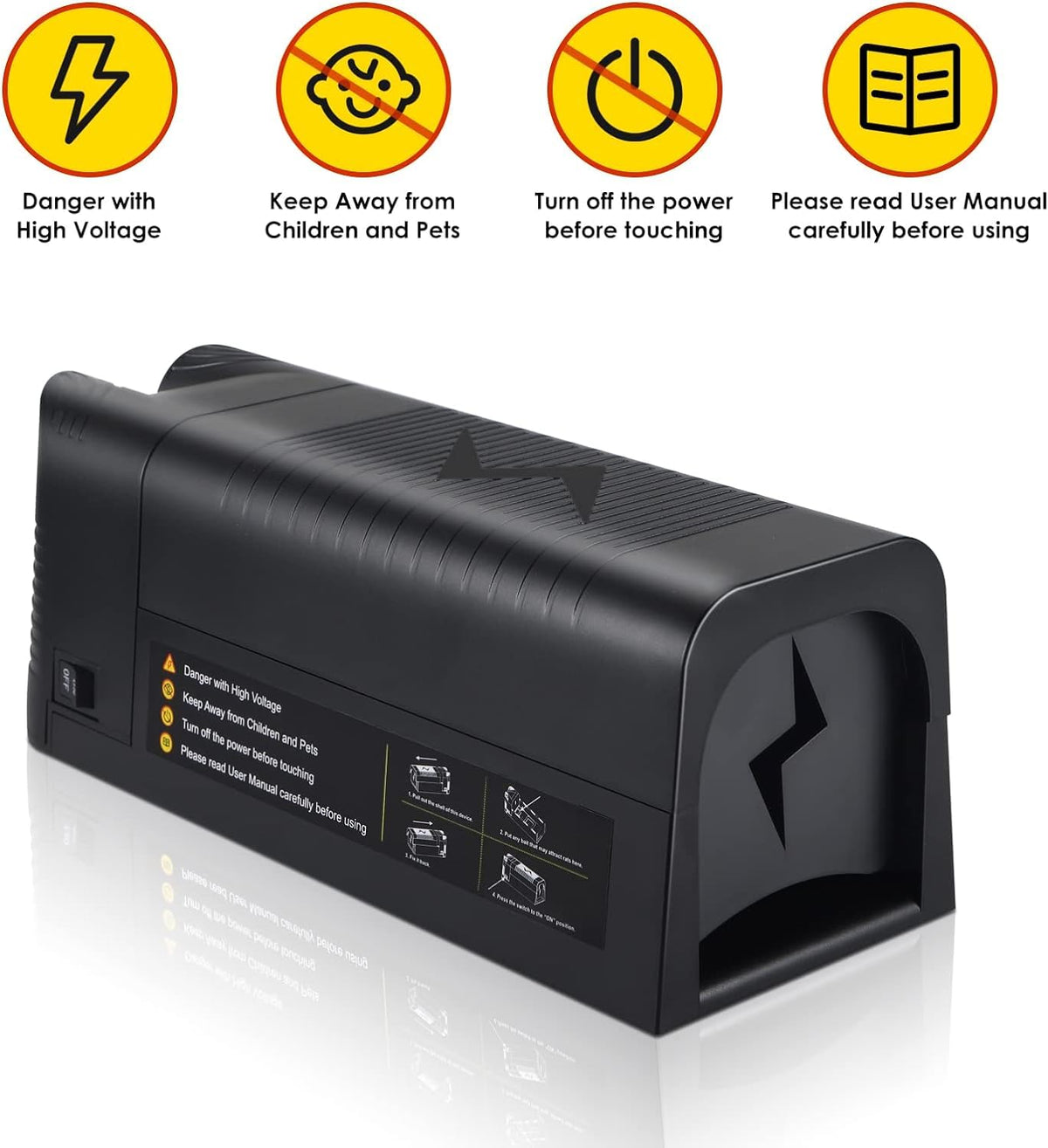 JahyElec 2026 rat trap indicator light signals status