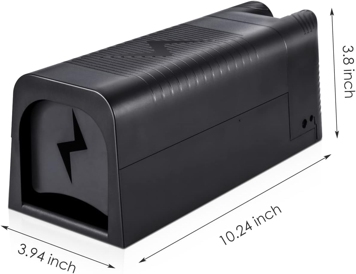 JahyElec 2026 rat trap lure box enables easy bait access