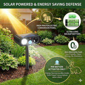JahyElec detection range up to 33 feet protecting plants