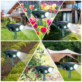 JahyElec IP44 waterproof design withstands rain and garden weather