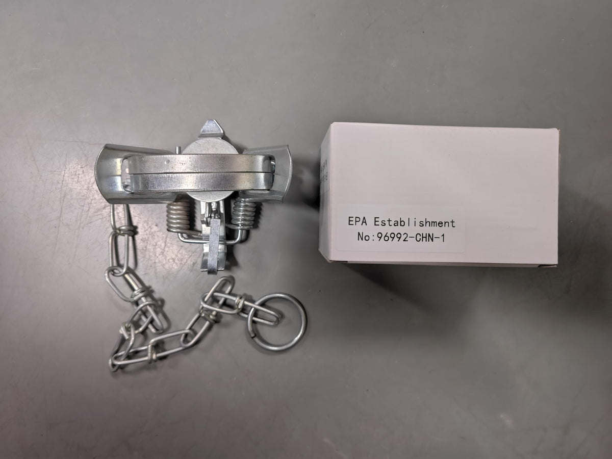 Reusable, durable JahyElec mole trap ready for seasonal use.