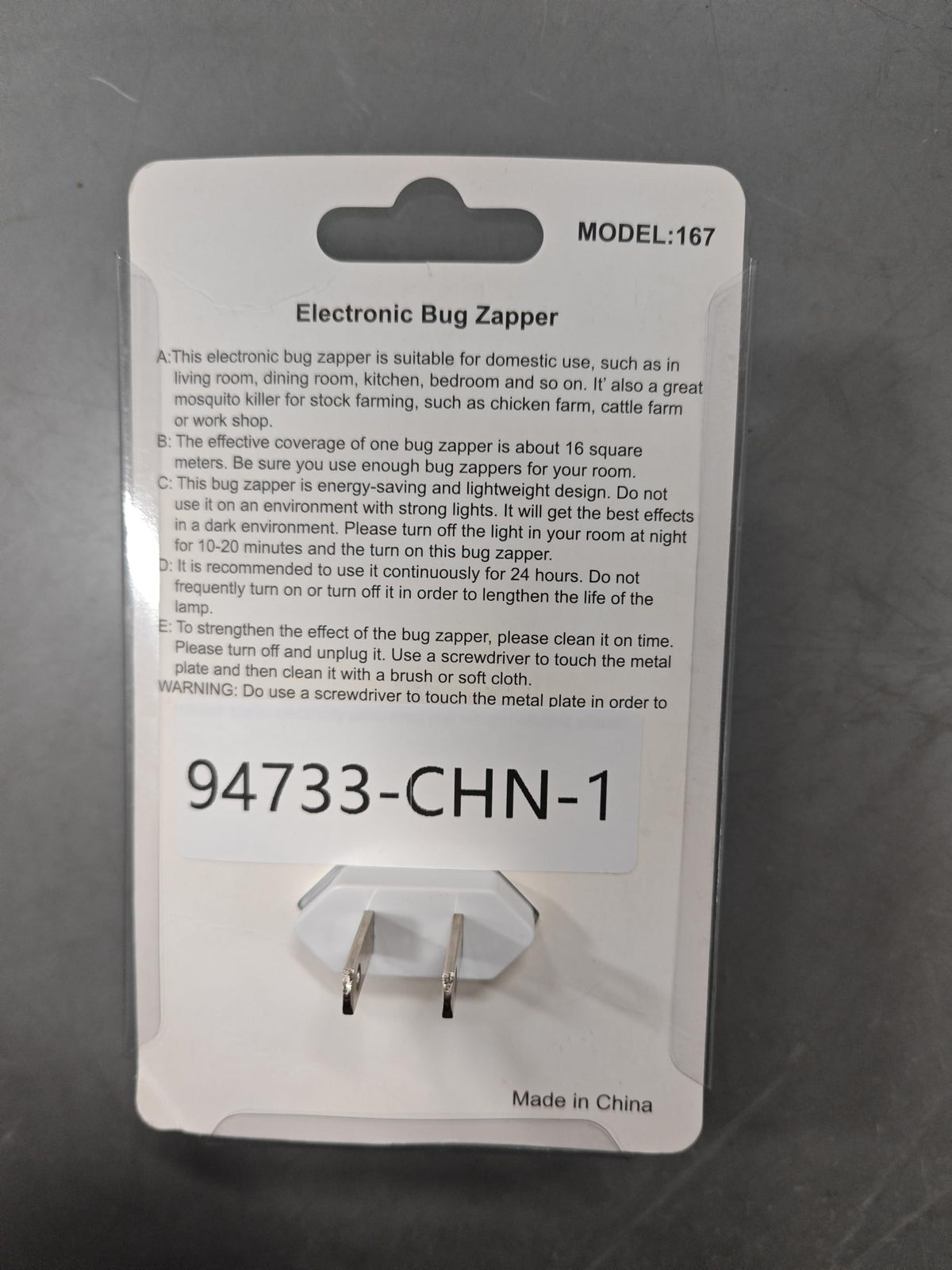 JahyElec silent operation zapper delivers nighttime pest control.