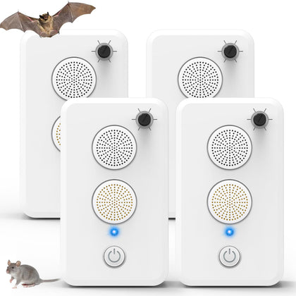 JahyElec Ultrasonic Bat Repeller safely deters bats in attic and outdoor spaces.