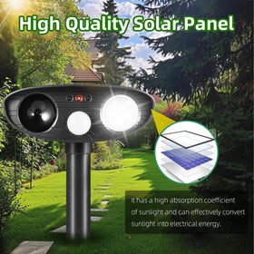 JahyElec Upgraded PIR motion sensor provides wide-area coverage.