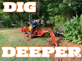 JailBreakYourTractor backhoe lift test shows boosted handling on tough jobs