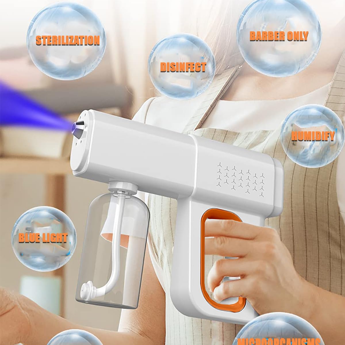 JAJEDS Atomizer Sprayer one-touch operation for effortless, comfortable spraying