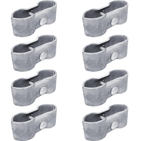 Jake Sales kennel clamps for 1-7/8-inch pipe provide secure, durable frame support.