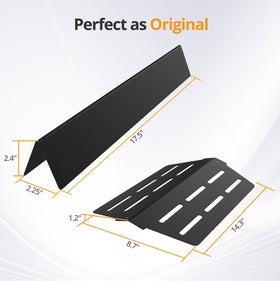 Jakivew heat deflectors for Genesis 300 reduce flare-ups and protect burners