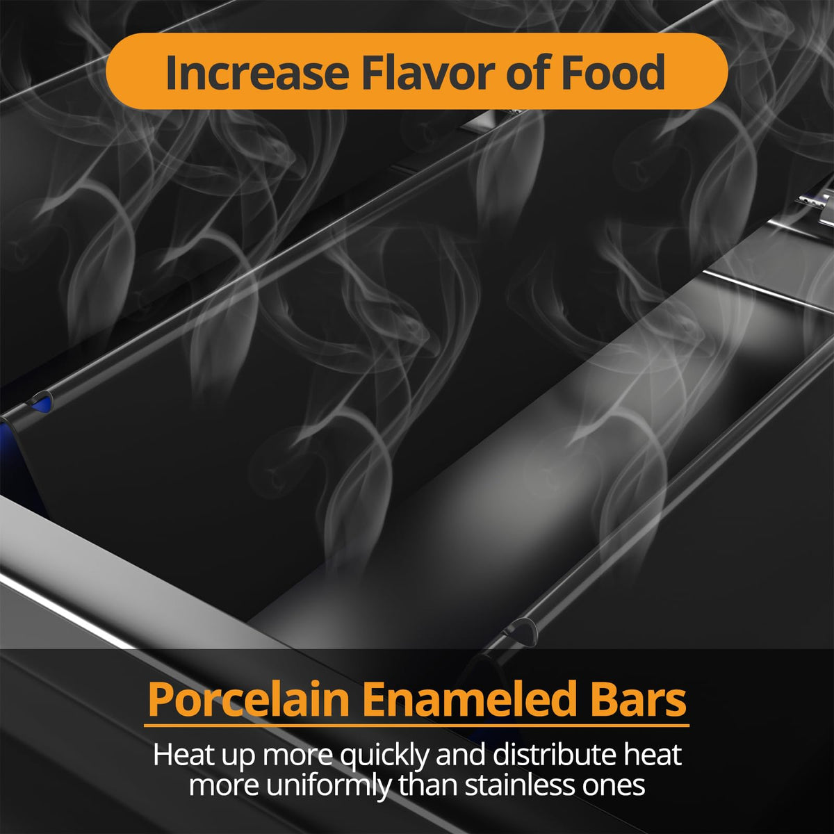 Jakivew heavy-duty heat deflectors guard burners and improve heat circulation