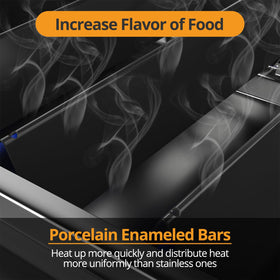 Jakivew heavy-duty heat deflectors guard burners and improve heat circulation