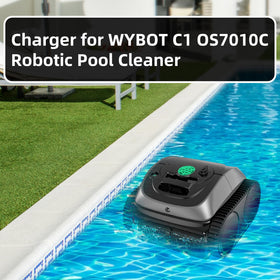 JALOSOFO Wybot C1 OS7010C charger cable close-up ready for use.
