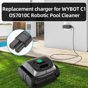 JALOSOFO Wybot C1 OS7010C charger label highlights safety certifications.