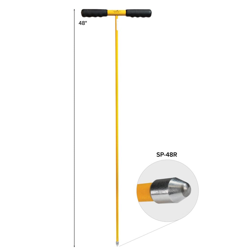 Jameson 48-inch soil probe with reinforced steel tip for durable cable detection.
