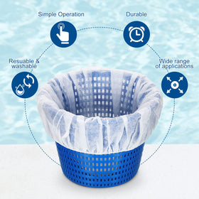 Janmercy easy-install socks simplify routine pool cleaning.