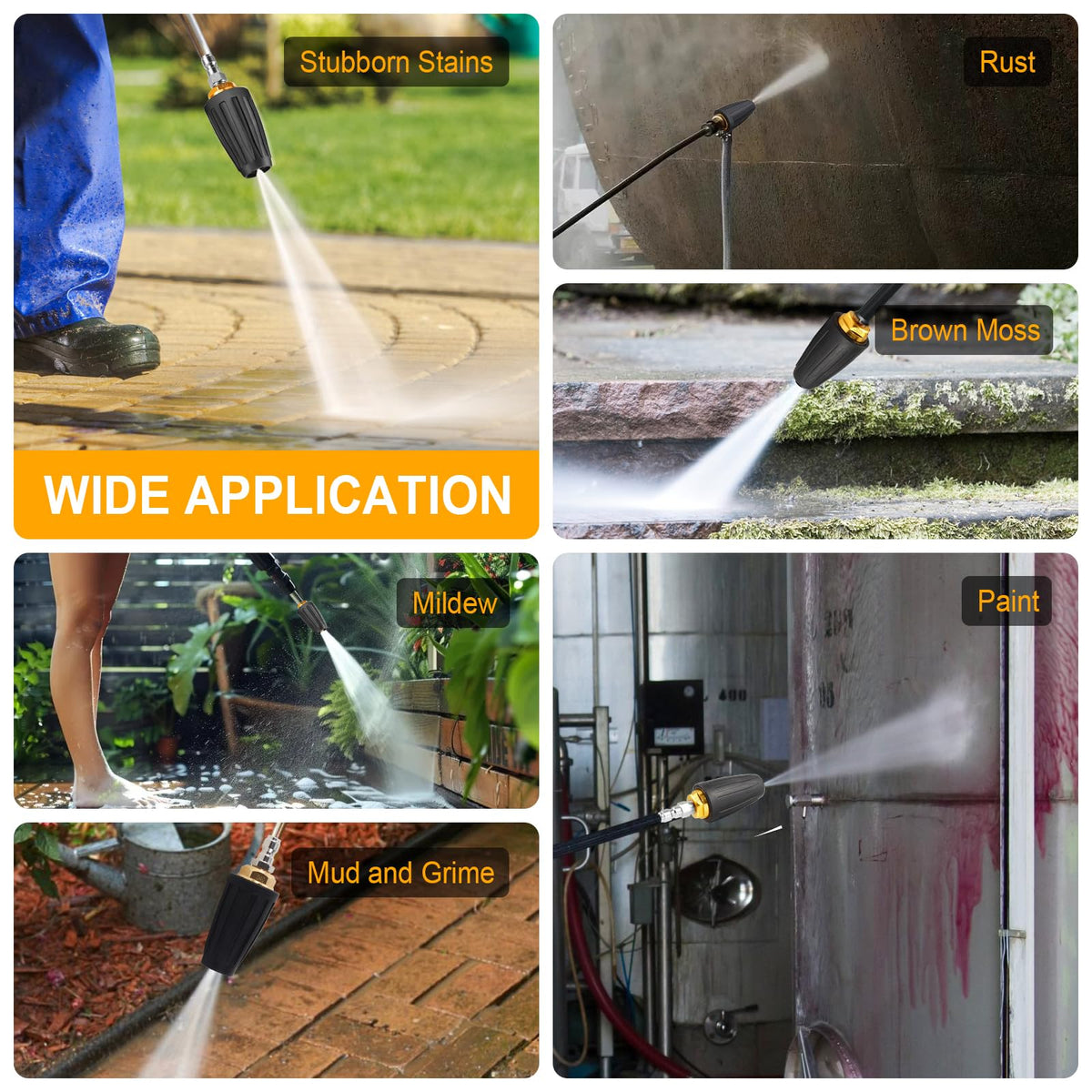 JANSAMN multi-tips kit for concrete, bricks, vinyl and more.