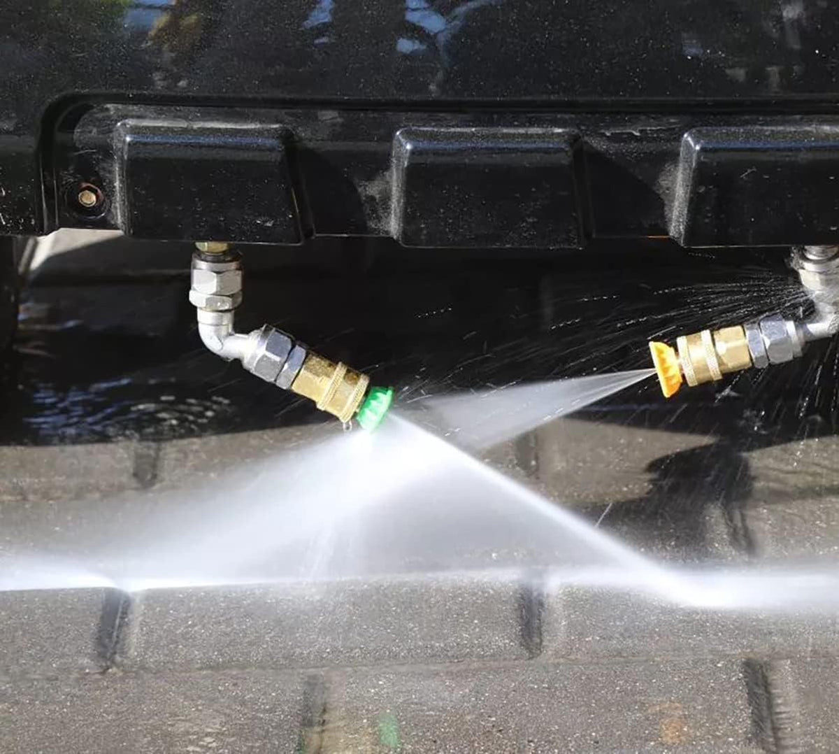 JANSAMN soap nozzle for foaming and deck cleaning.