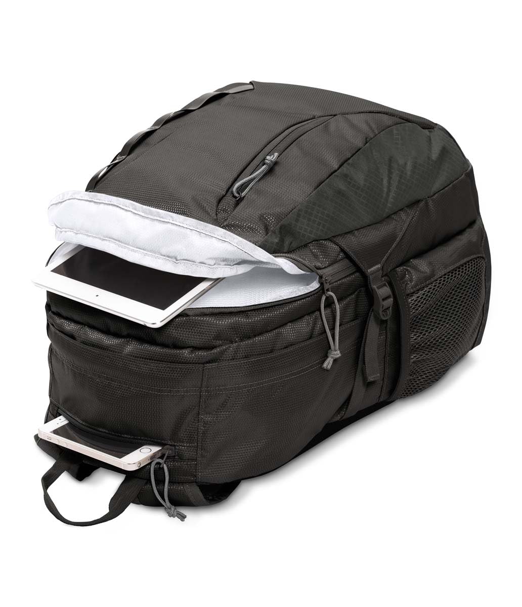 JanSport Agave side view highlighting water bottle pockets for on-the-go hydration