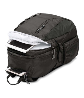 JanSport Agave side view highlighting water bottle pockets for on-the-go hydration
