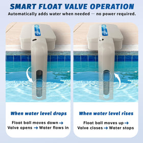 JANWISOL durable float valve design withstands sun and water exposure