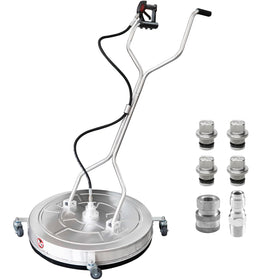 JANZ 30inch surface cleaner with four wheels for easy maneuvering on large surfaces