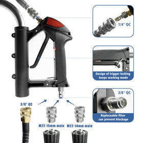 JANZ compatible with 2 hose adapters for common pressure washers