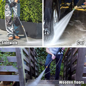 JANZ soap mode and rinse mode tip enabling soap application and thorough rinse.