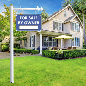 JAOTREL 35-inch folding sign arms offer flexible display options for real estate signs.