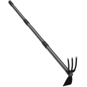 JAOTREL 45-inch garden hoe with long handle for comfortable, back-friendly weeding.