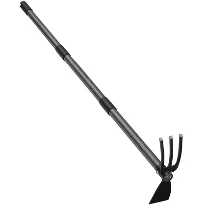 JAOTREL 45-inch garden hoe with long handle for comfortable, back-friendly weeding.