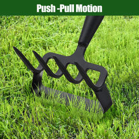 JAOTREL weed-removal-action clears soil around roots with precision.