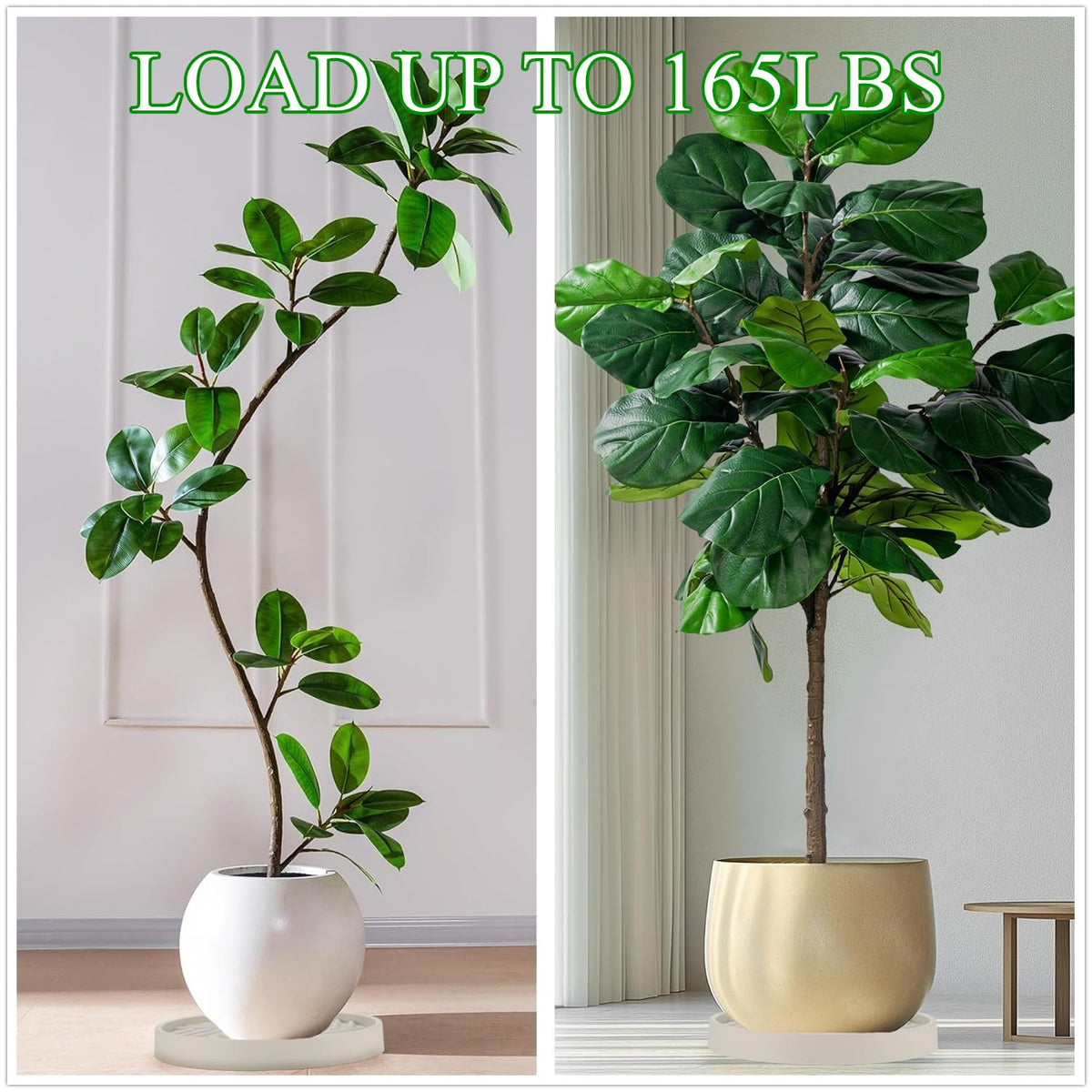 JAOXISOU rolling plant dolly suited for indoor outdoor large pots