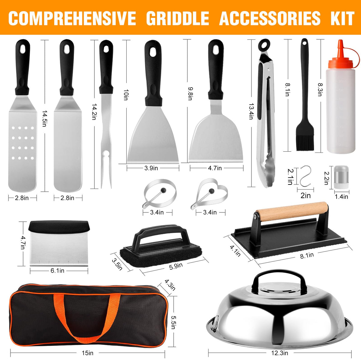 Jardeasy grill tools set in premium gift box ready for gifting