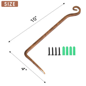 Jardim decorative wall hanger in rustic style for garden walls