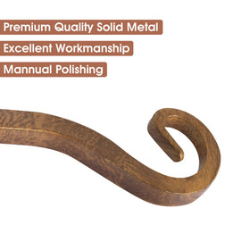 Jardim multi-purpose wall hook for planters, wind chimes, and bird feeders
