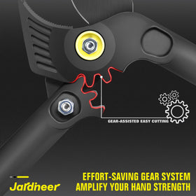Cutting capacity visual shows up to 1.2 inches with Jardineer lopper.