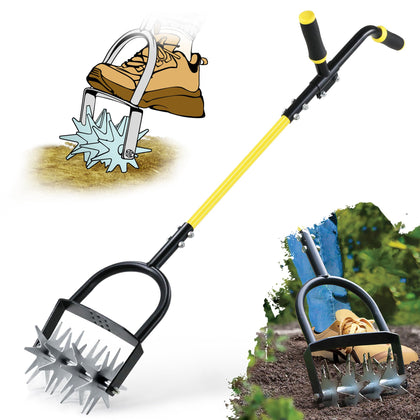 Jardineer Rotary Cultivator step-bar design for deeper soil penetration