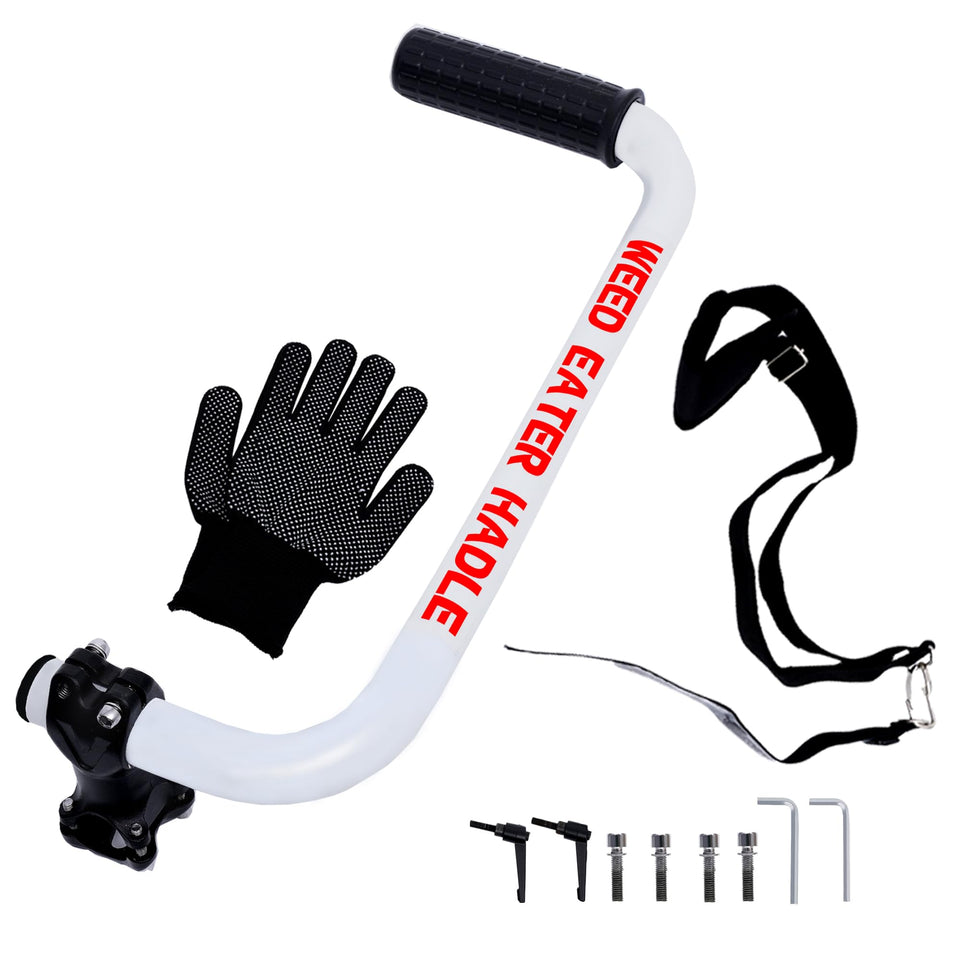 Jardirossa weed eater handle supports quick assembly for faster setup.