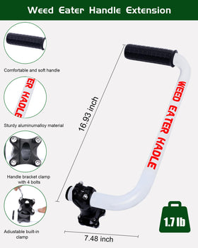 Jardirossa weed eater handle installation is simple with bolts and an Allen wrench.