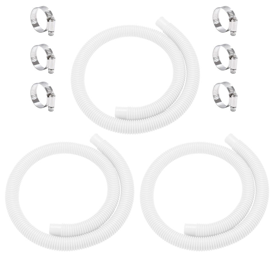 Jarkamm pool hoses 1.25in x 59in for above-ground pools and reliable connections