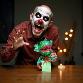 JARPSIRY cannibal flower garden ornament sparks conversations and frightful delight.