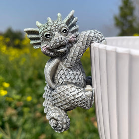 JARPSIRY climbing dragon sculpture enhancing garden paths