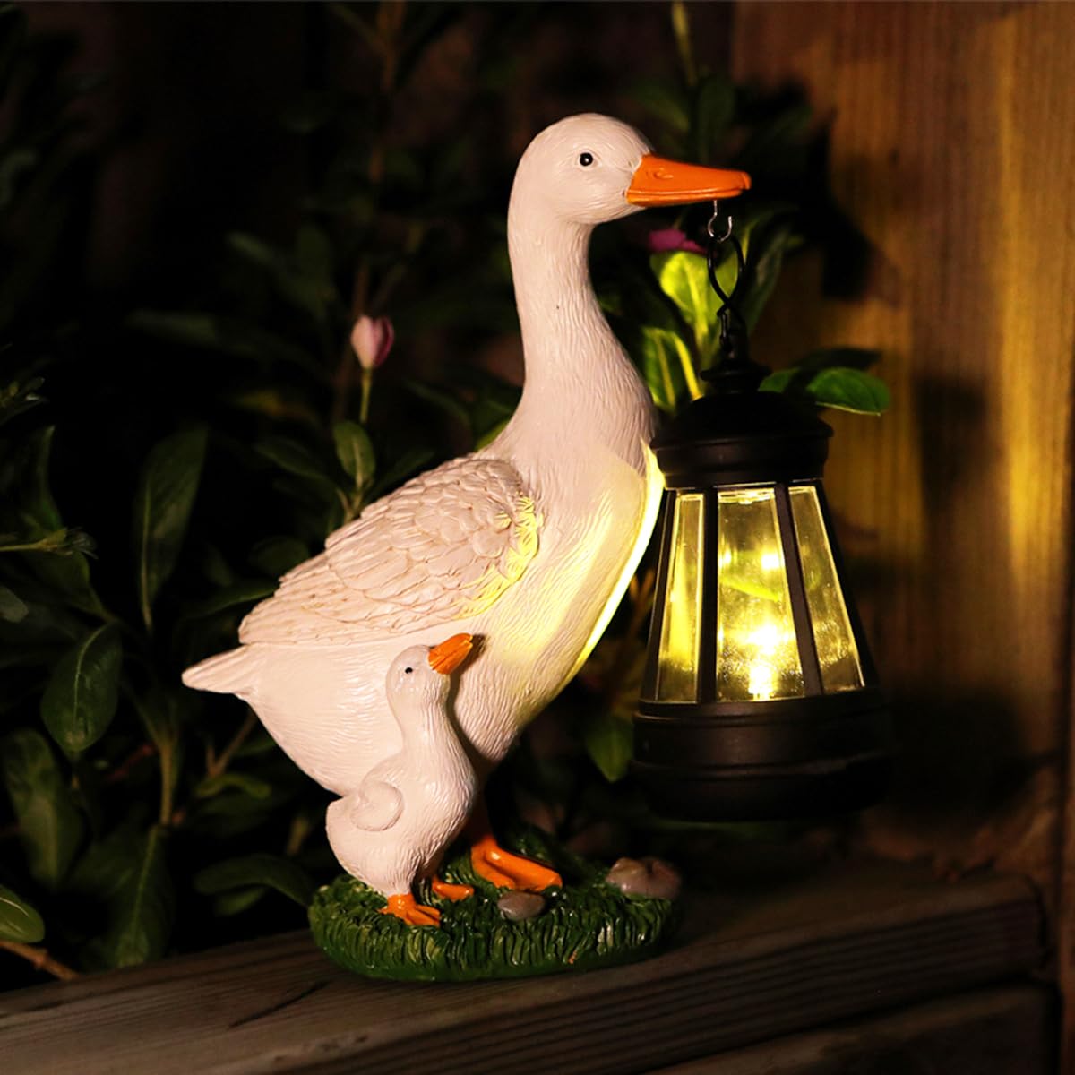 JARPSIRY duck statue seven-point-six-eight inches tall for outdoor display