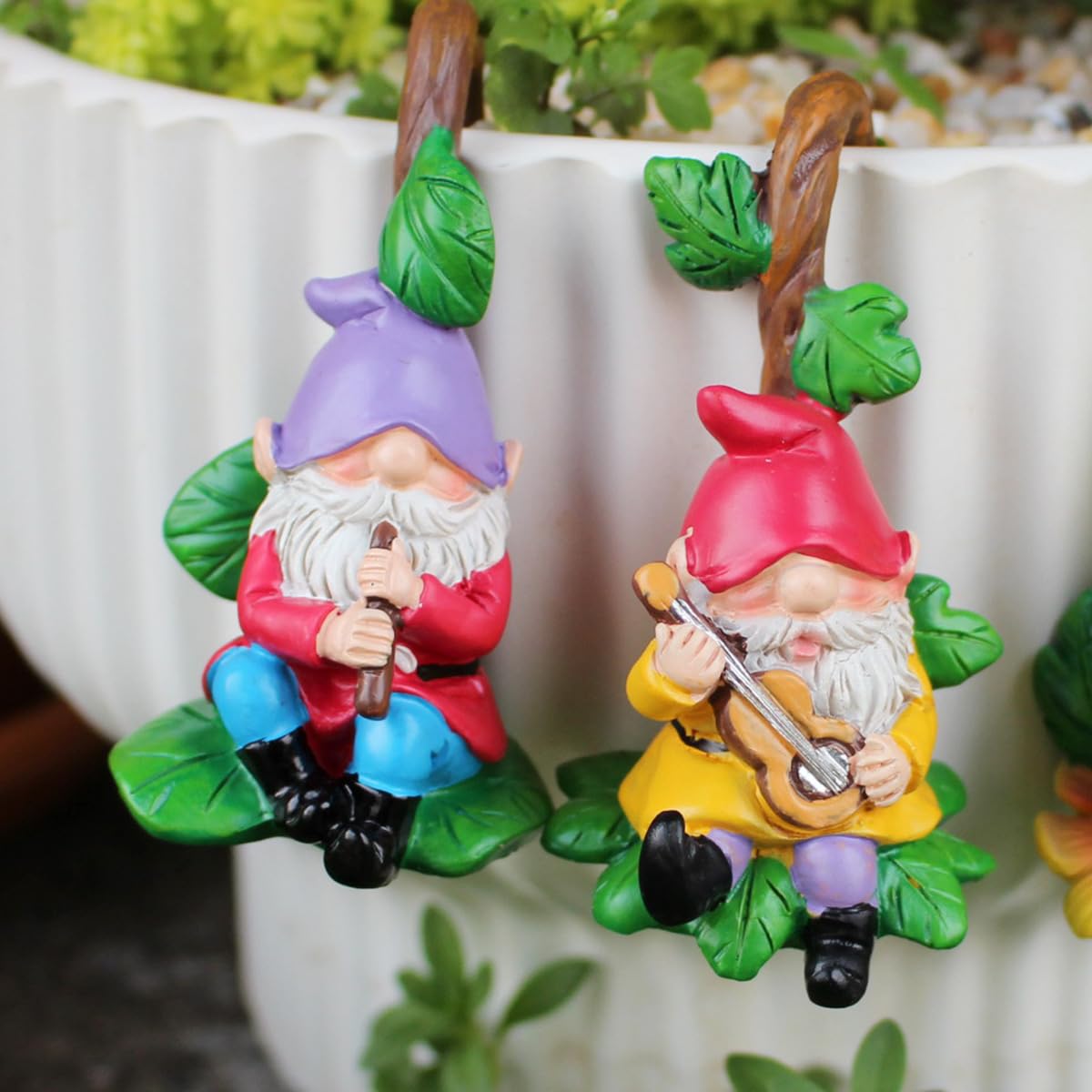 JARPSIRY music gnome trio enhances garden decor and gifts